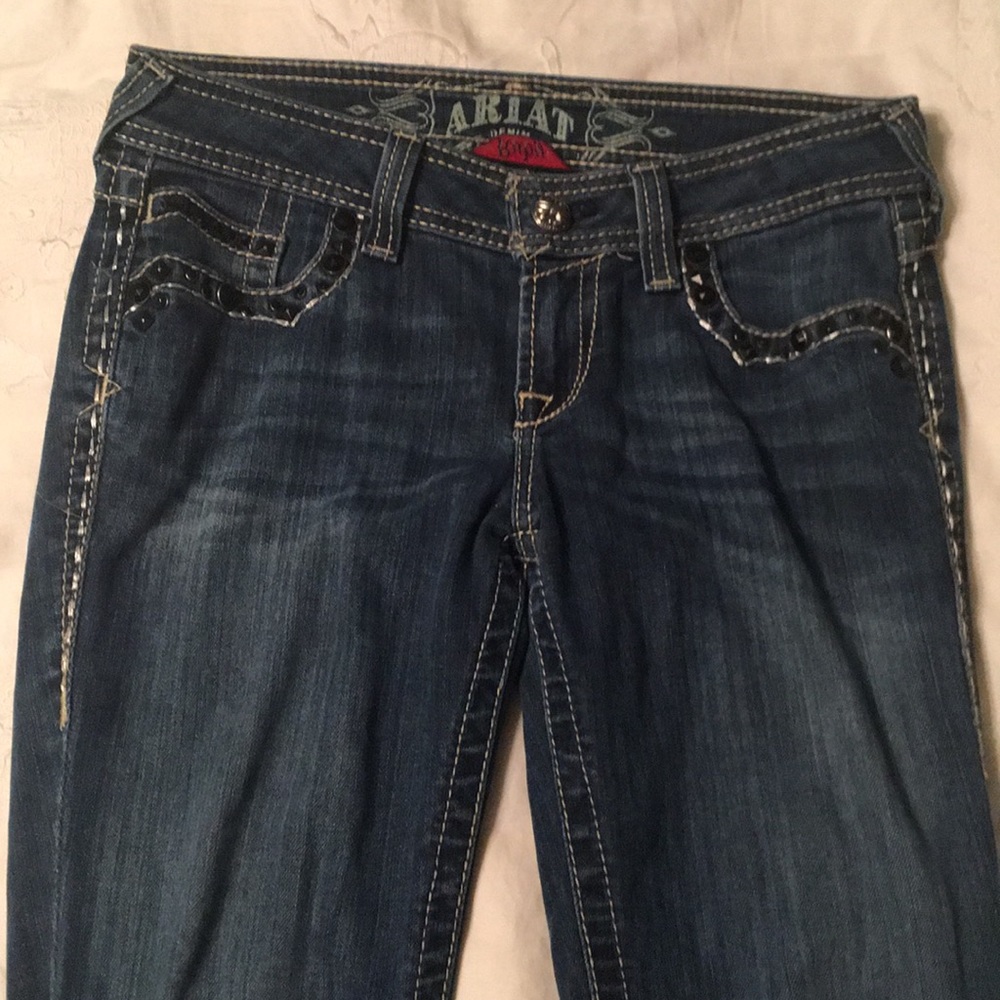 Ariat boot cut dark denim jeans